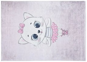 Covor pentru copii cu motivul unei pisici adorabile Lăţime: 80 cm | Lungime: 150 cm