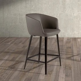 Scaun de bar stil avangardist Grey Stool