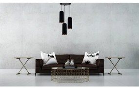 Lustră pe cablu AVALO 3xE27/60W/230V d. 35 cm negru