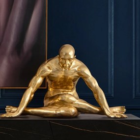 Statueta decorativa mare design de lux Human Yoga aurie SV-766920