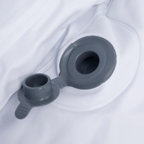 Cada cu hidromasaj gonflabil, maro/alb, 2-4 pers., 800 l, KAMINO NEW TYP 1