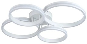 Lustră LED aplicată dimabilă OLYMP LED/65W/230V rotundă albă Top Light + telecomandă