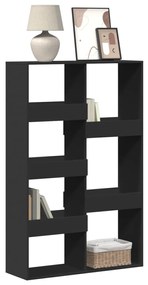 vidaXL Bibliotecă, negru, 100x33x155,5 cm, lemn prelucrat