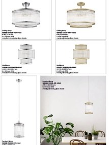 Aplica de perete eleganta design modern SERGIO auriu H-57cm