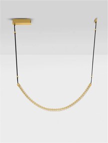 Lustra LED suspendata design elegant LAZURA