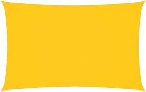vidaXL Parasolar, galben, 2x5 m, țesătură oxford, dreptunghiular