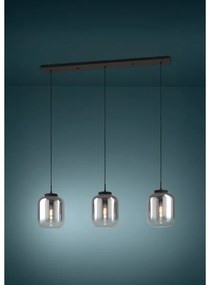 Lustră pe cablu Eglo 390104 BULCIAGO 3xE27/40W/230V fumuriu