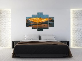 Tablou cu peisaj montan (150x105 cm)