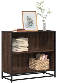 vidaXL Bibliotecă, stejar maro, 80,5x35x76 cm, lemn prelucrat