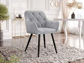 Scaun sufragerie Alunax (Gri + Negru) . 1103365