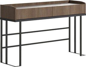 Consolă lemn masiv Eclat, 130 × 41 × 83,5 cm