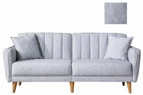Canapea Extensibilă cu 3 Locuri Aqua, Gri