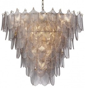 Candelabru elegant design LUX Verbier L, sticla fumurie 113900 HZ