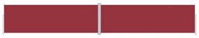 Copertina laterala retractabila, rosu, 200x1200 cm Rosu, 200 x 1200 cm