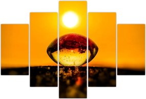 Tablou - Picături din sticlă (150x105 cm)