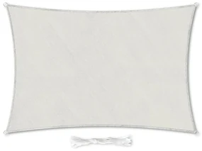 Parasolar dreptunghiular, 2 × 4 m, cu inele de fixare, poliester, respirabil