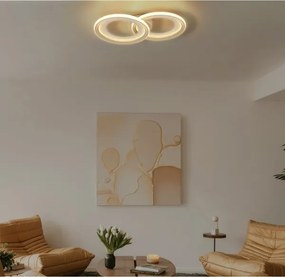 Globo 48064-30S - Lampă de tavan GLITRA cu LED, 30 W, 230 V, 3000 K, 31,5 x 52,5 cm