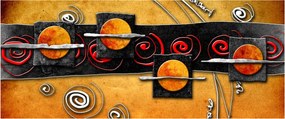 Tablou abstacției - Panete (120x50 cm)