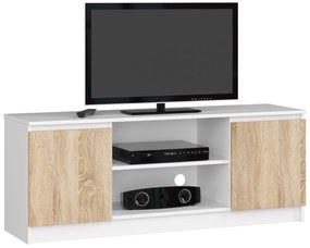 Măsuță TV Dariel (Alb + Stejar sonoma). 1069407
