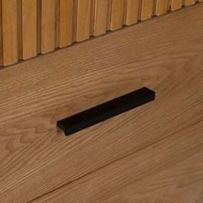 Șifonier în culoare naturală cu aspect de lemn de frasin 104x203 cm – Ixia