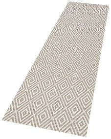 Covor de exterior NORTHRUGS Karo, 80 x 200 cm, gri
