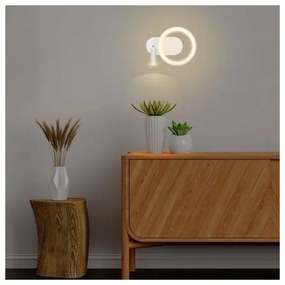 Aplică LED/14W/230V 4000K negru