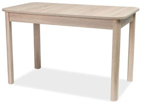 Masă de sufragerie extensibilă 120-160 cm Daniel (stejar sonoma + stejar sonoma) (pentru 4 până la 6 persoane). 1050101