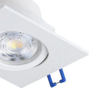 Eglo 902283 - Set de 3 spoturi LED SALICETO, reglabil, 4,8 W, 230 V, 8,8 x 8,8 cm, alb