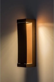 Rabalux 77068 - Aplica LED de exterior BRADU, 13W/230V, IP65, maro