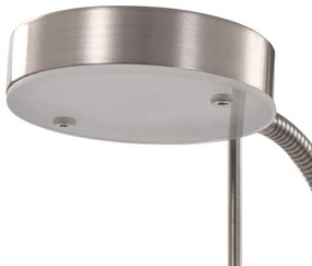 Lampa de podea, argintiu, 180 cm, 16 W Argintiu, 1, Argintiu
