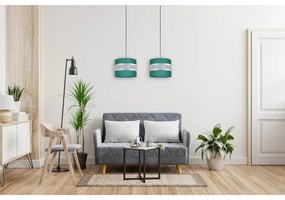 Lustră pe cablu CORAL 2xE27/60W/230V verde