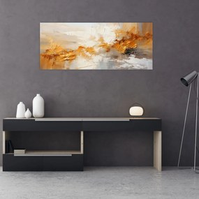 Tablou - Textura aurie (120x50 cm)