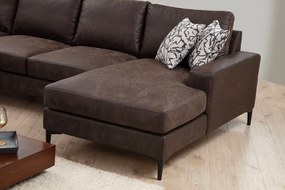 Canapea de colț Porto Corner (EOT-C-02-CHL) - Brown