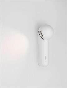 Aplica cu spot LED stil minimalist 2700K NOTIC alb