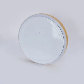 Plafonieră LED Brilagi CORVO, dimmabilă, 72W/230V, 3000-6000K, finisaj decor lemn, Ø50 cm, cu telecomandă inclusă