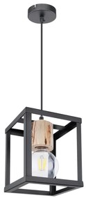 Pendul design modern HAGAR negru 15476H GL