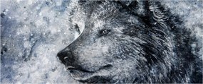 Tablou - Lupul din desene animate (120x50 cm)
