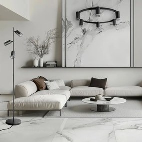 Lampadar PARIS 3xGU10/12W/230V negru