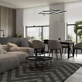 Lustră LED pe cablu Maytoni MOD016PL-L75B LINE LED/79W/230V negru