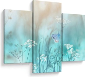 Tablou - Fluture în albastru (90x60 cm)