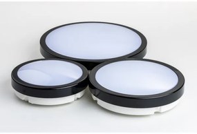 Plafonieră LED pentru baie Brilagi PERA LED/18W/230V d. 22 cm IP65 negru