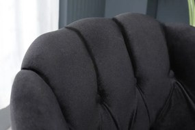 Set canapea Viena 2+1+1Homs textil negru-auriu,30702