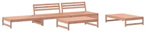 3186639 vidaXL Set mobilier relaxare de grădină, 5 piese, lemn masiv douglas