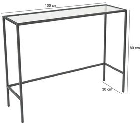 Tabelul decorativ Canvas negru