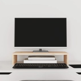 vidaXL Suport pentru monitor, 50x27x10 cm, lemn masiv de pin