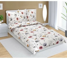 Bellatex Crepe lenjerie Makovice bej , 140 x 200,70 x 90 cm, 140 x 200 cm, 70 x 90 cm