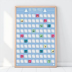 Poster - 100 de posturi de yoga