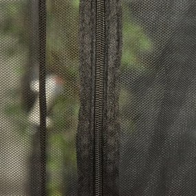 Outsunny Plasă de Protecție pentru Umbrelă de Soare, Copertină și Casă Plasă, Negru, 7.5' | Aosom Romania
