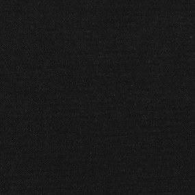 Cadru de pat cu tablie, negru, 180x200 cm, textil Negru, 180 x 200 cm, Nasturi de tapiterie