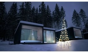 Twinkly TWP300SPP-BEU LED RGBW brad de Crăciun exterior 300 LED 2m IP44 Wi-Fi